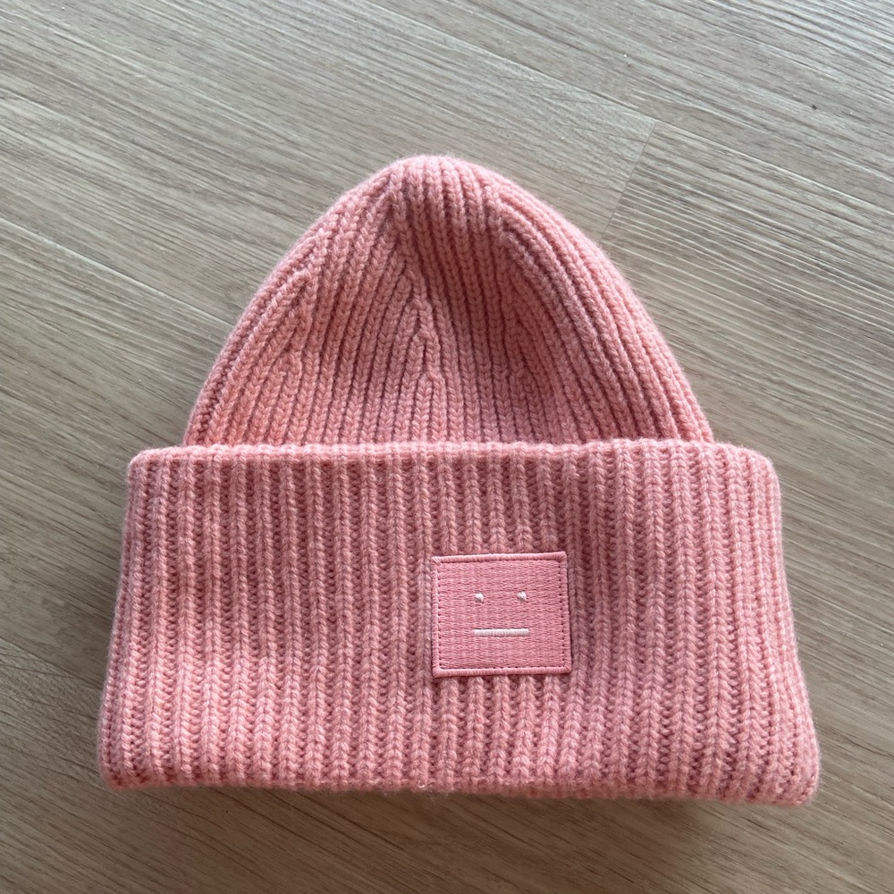 Acne studios knit beanie hat